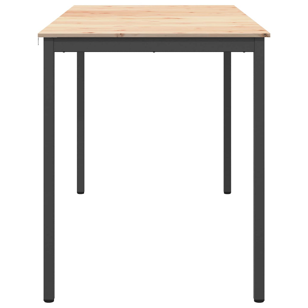 vidaXL Stół barowy Naturalny 180 x 90 x 105 cm Lite drewno sosnowe