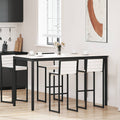 vidaXL Stół barowy Biały 180 x 90 x 105 cm Lite drewno sosnowe