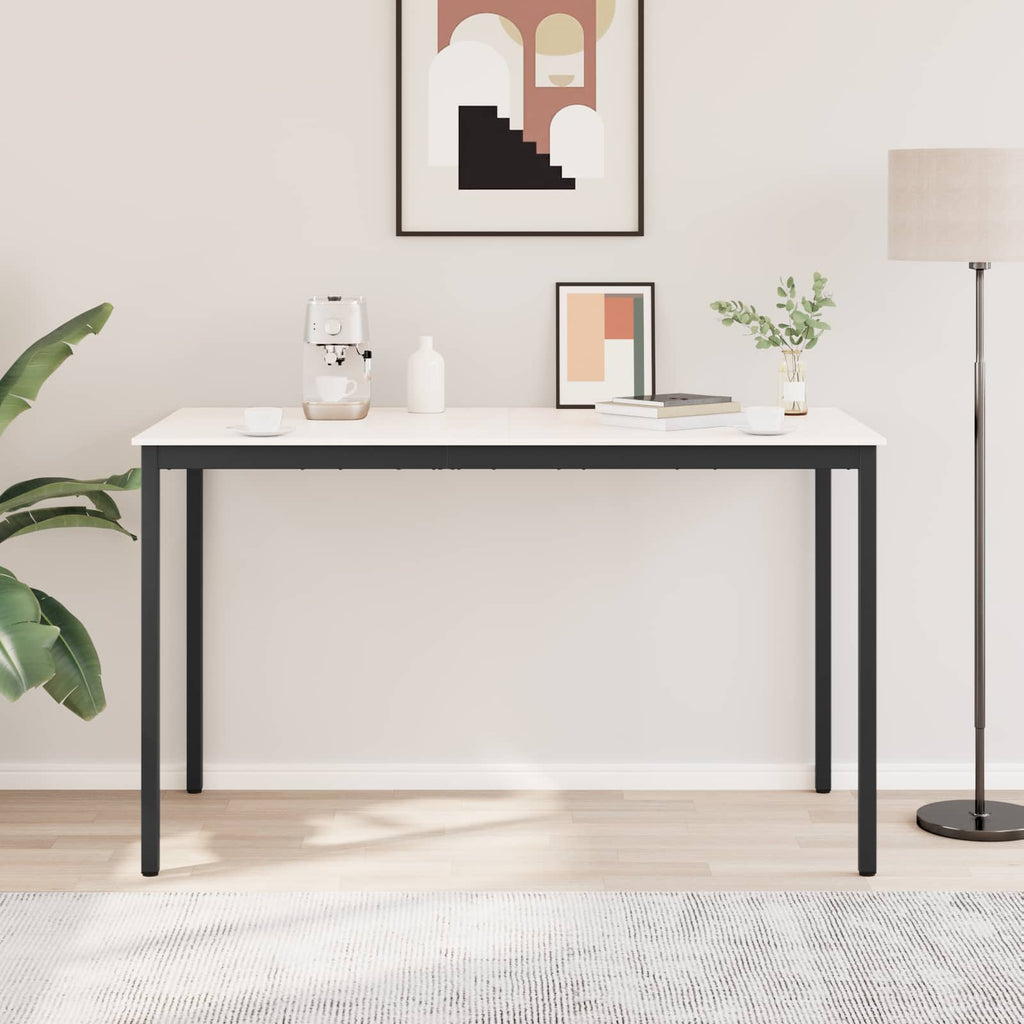 vidaXL Stół barowy Biały 180 x 90 x 105 cm Lite drewno sosnowe