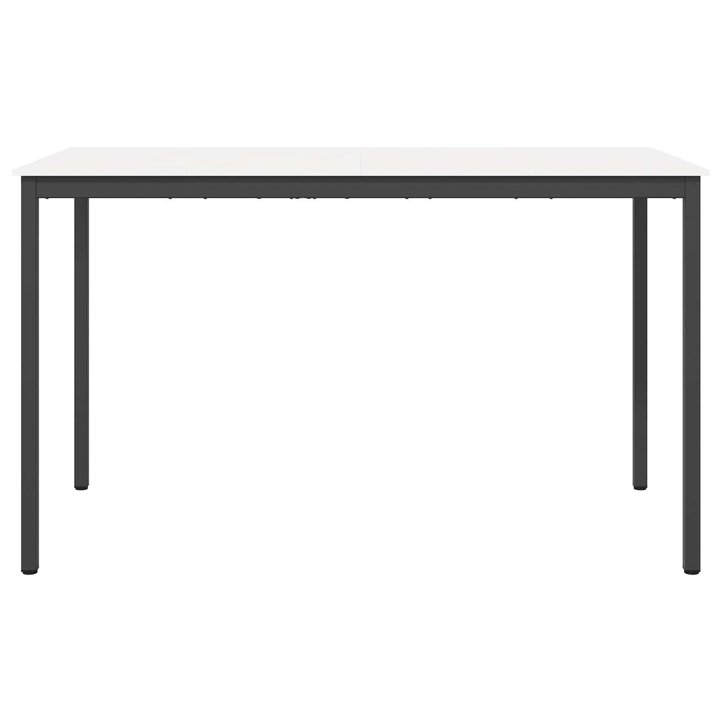 vidaXL Stół barowy Biały 180 x 90 x 105 cm Lite drewno sosnowe