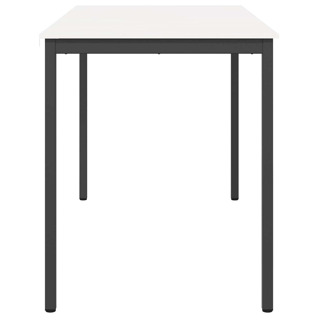 vidaXL Stół barowy Biały 180 x 90 x 105 cm Lite drewno sosnowe