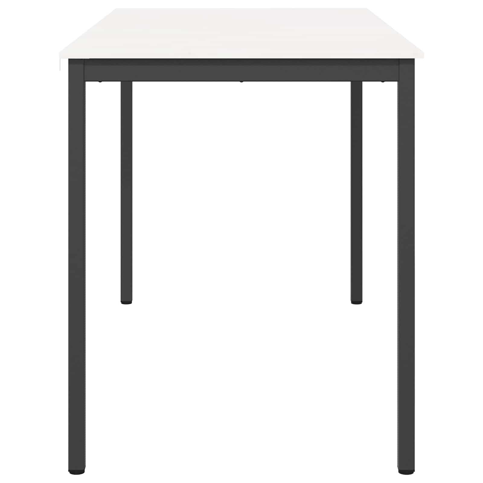 vidaXL Stół barowy Biały 180 x 90 x 105 cm Lite drewno sosnowe