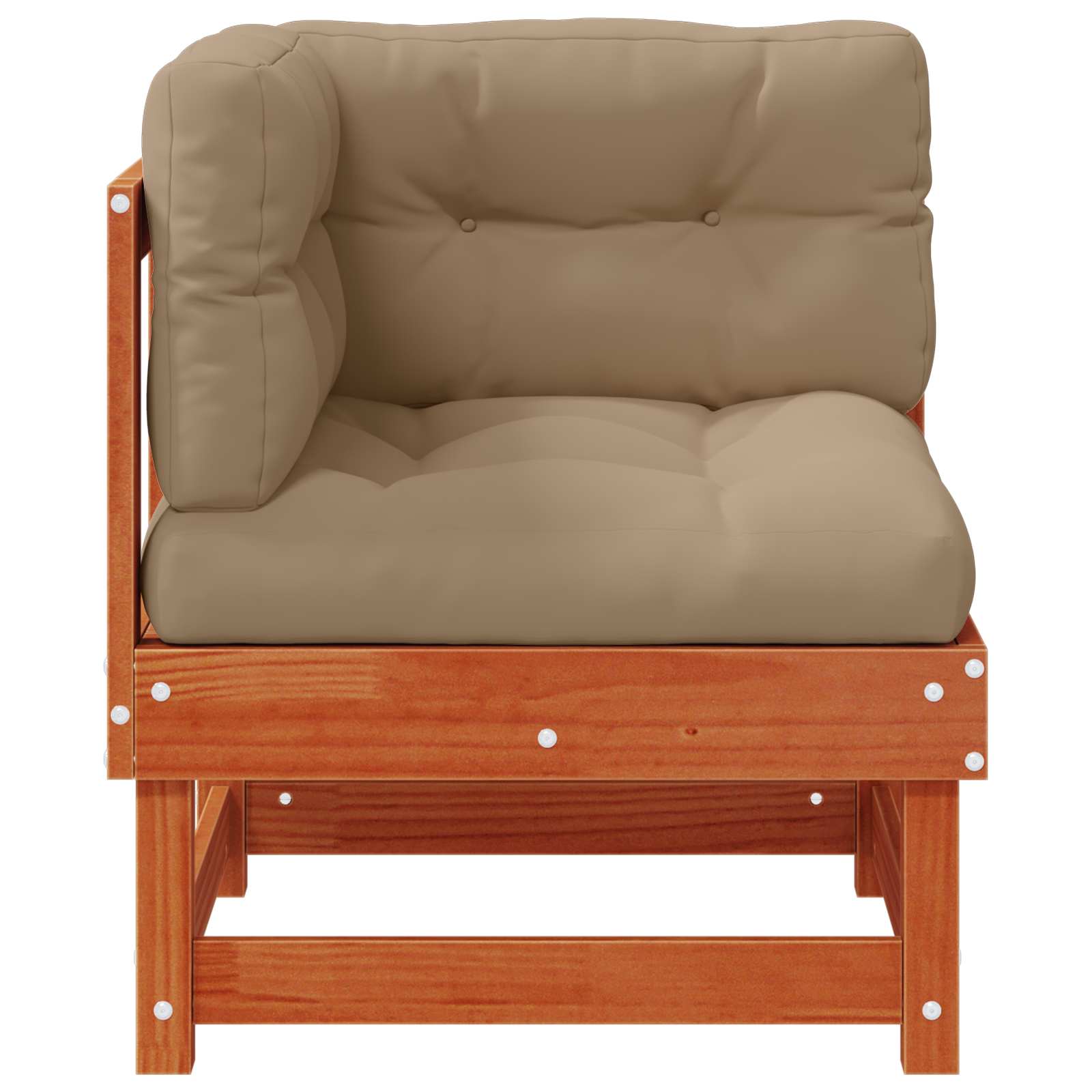 vidaXL Sofa narożna do ogrodu Lite drewno sosnowe