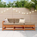 vidaXL Zestaw sof narożnych Woskowany brąz 190 x 62 x 70,5 cm