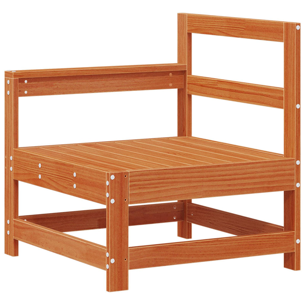 vidaXL Zestaw sof narożnych Woskowy Brąz 252 x 62 x 70,5 cm