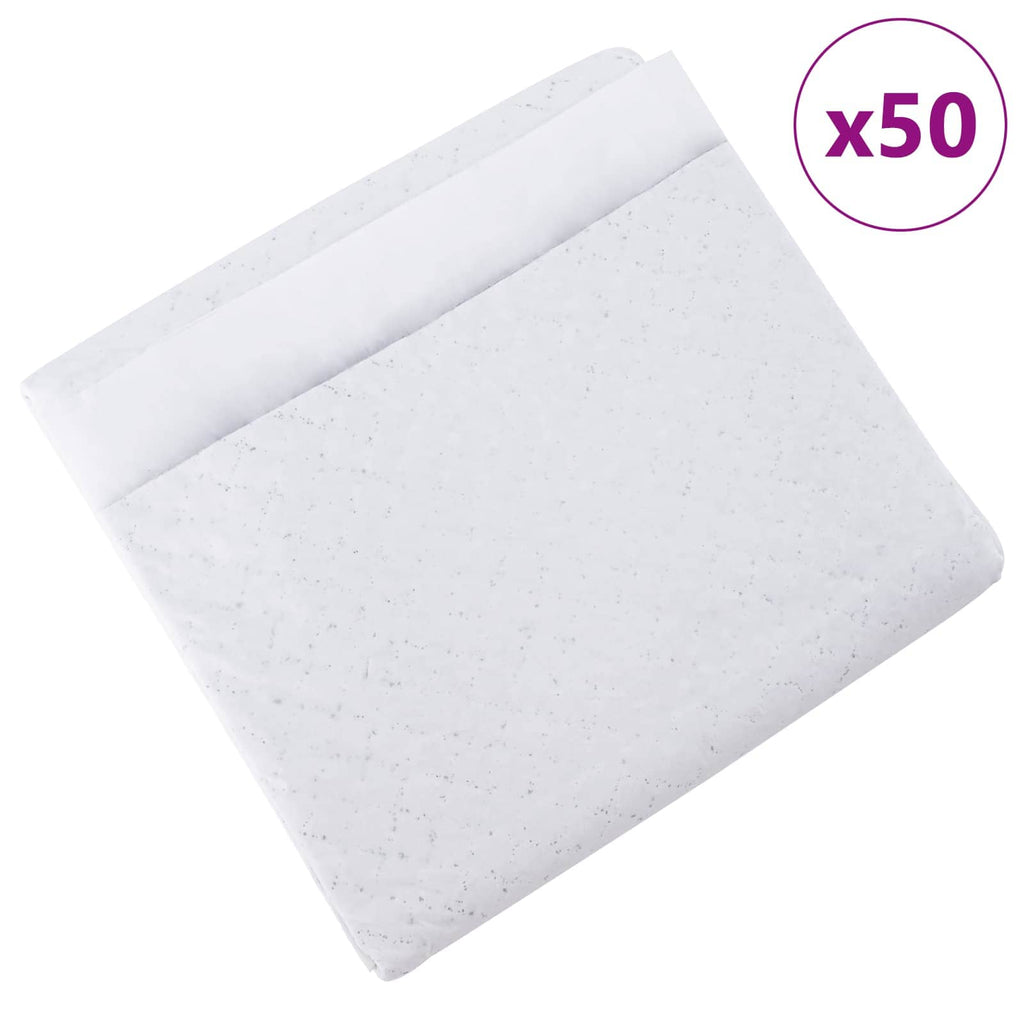 vidaXL Podkład treningowy dla zwierząt z włókniny 50 pcs 45 x 33 cm