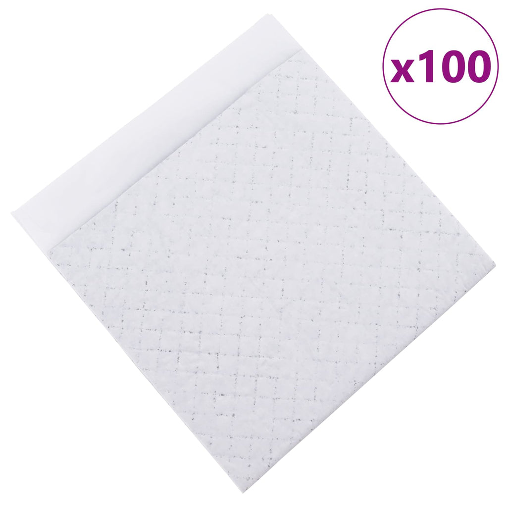 vidaXL Podkład treningowy dla zwierząt z włókniny 100 pcs 45 x 33 cm