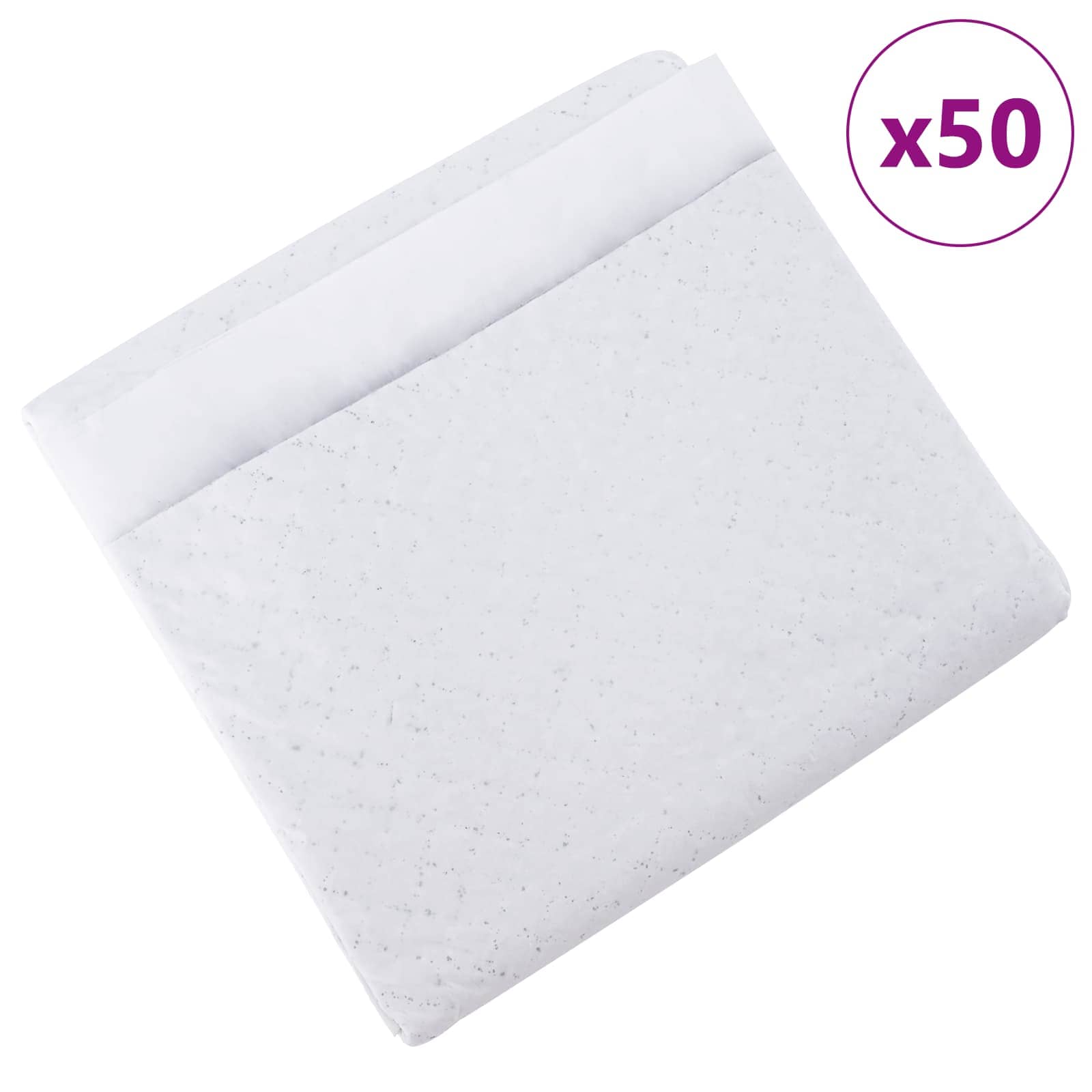 vidaXL Podkład treningowy dla zwierząt z włókniny 50 pcs 60 x 45 cm