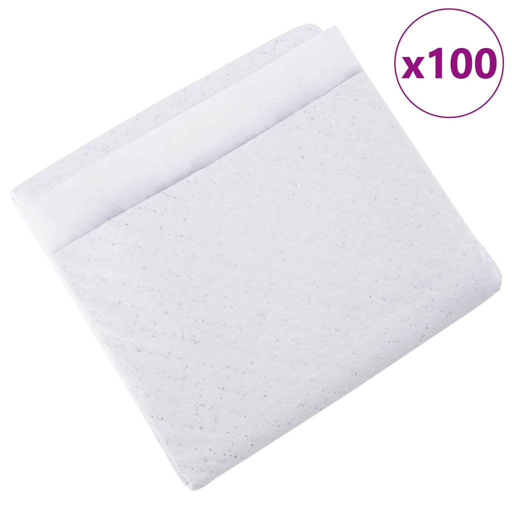 vidaXL Podkład treningowy dla zwierząt z włókniny 100 pcs 60 x 45 cm
