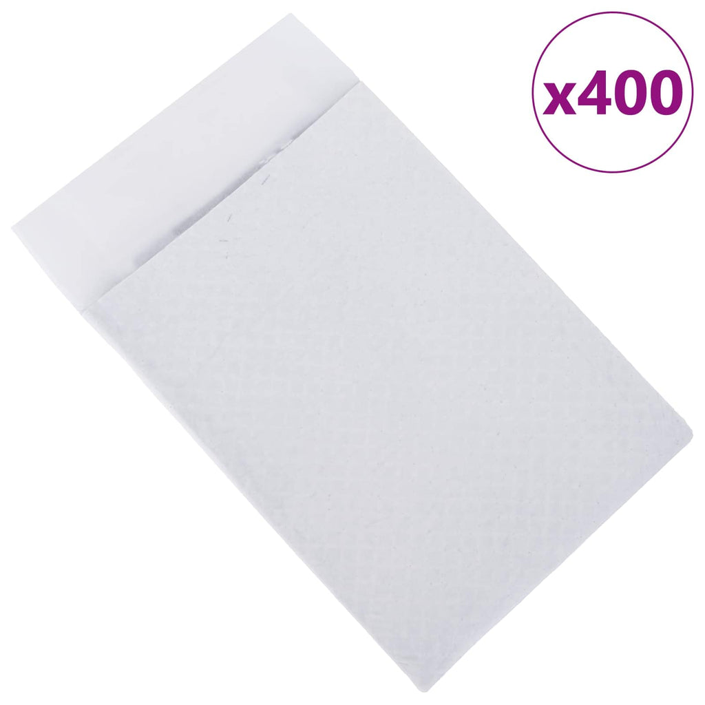vidaXL Podkład treningowy dla zwierząt z włókniny 400 pcs 60 x 60 cm