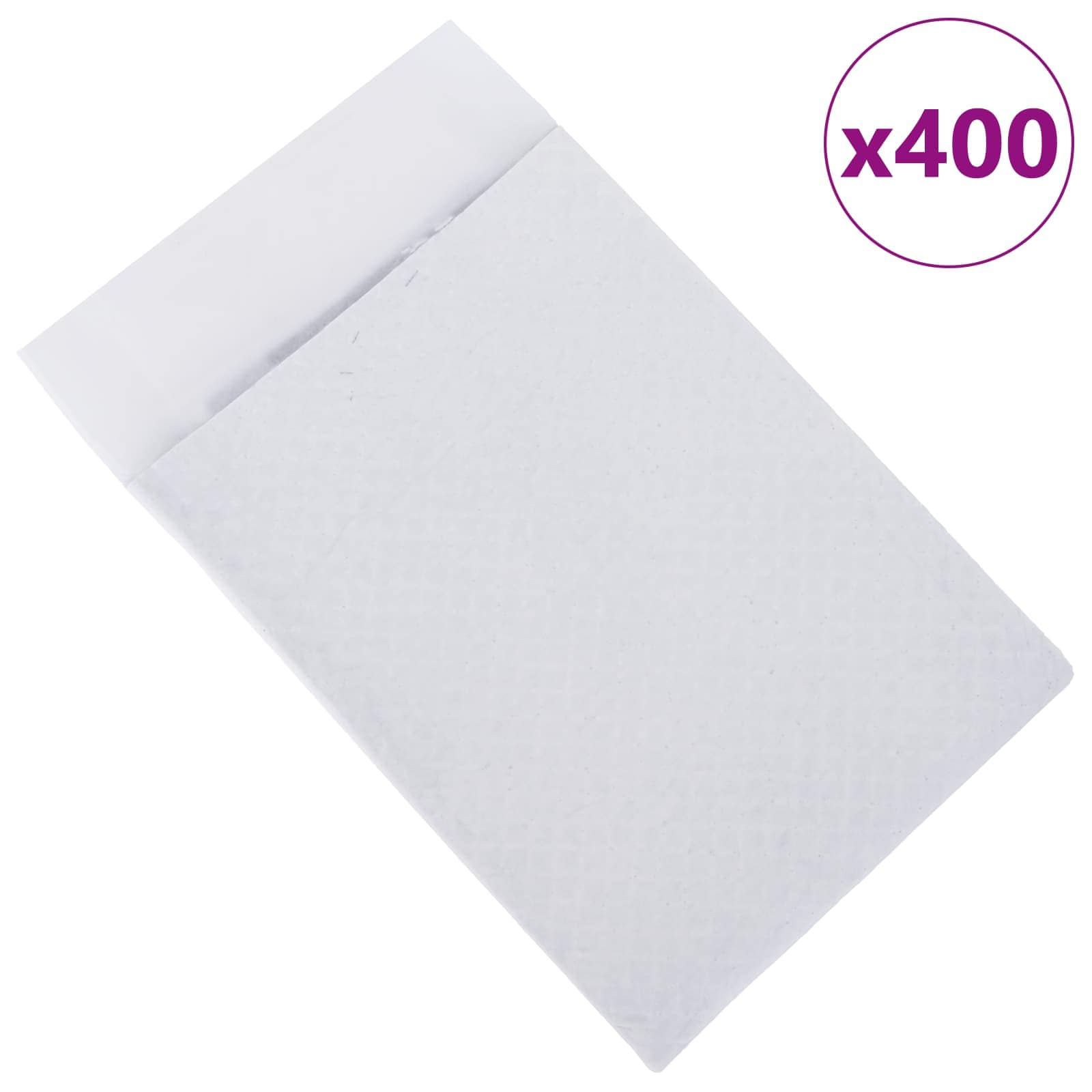 vidaXL Podkład treningowy dla zwierząt z włókniny 400 pcs 60 x 60 cm