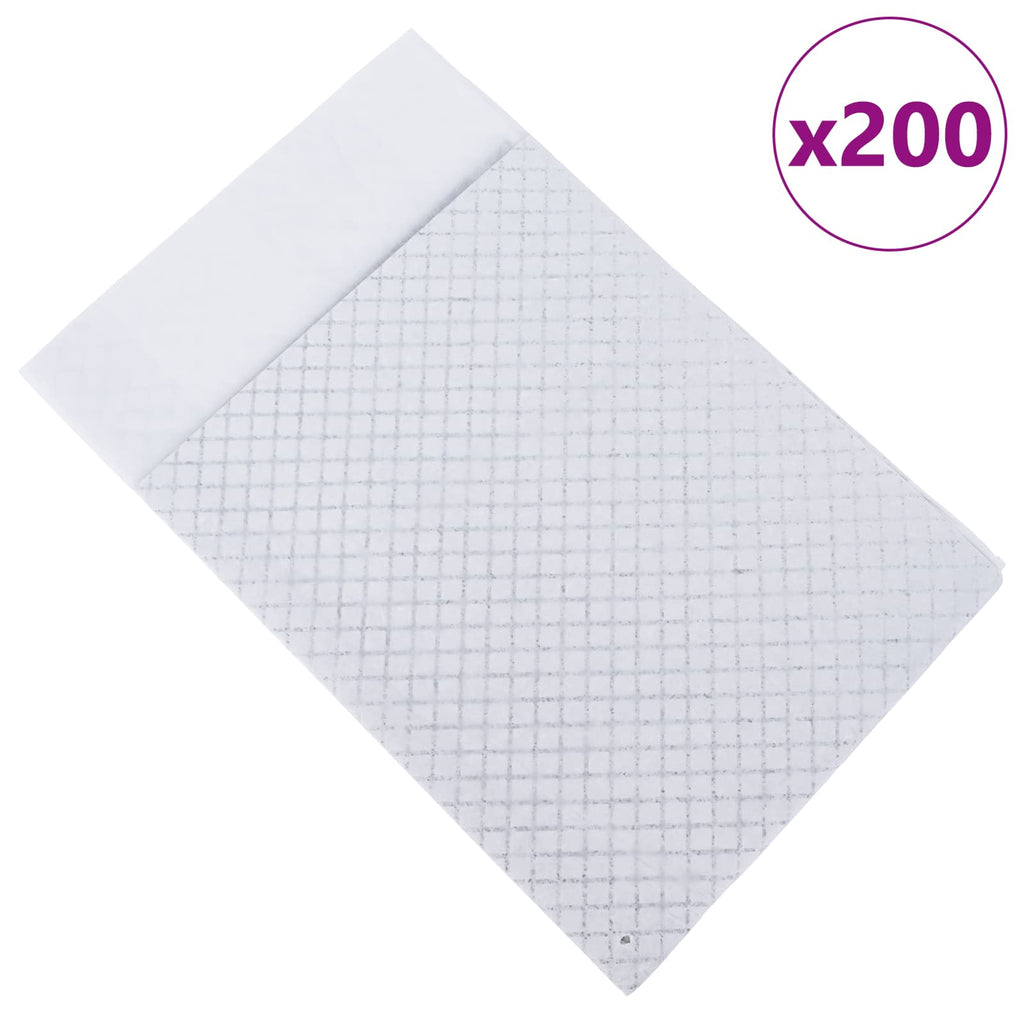 vidaXL Podkład treningowy dla zwierząt z włókniny 200 pcs 90 x 60 cm