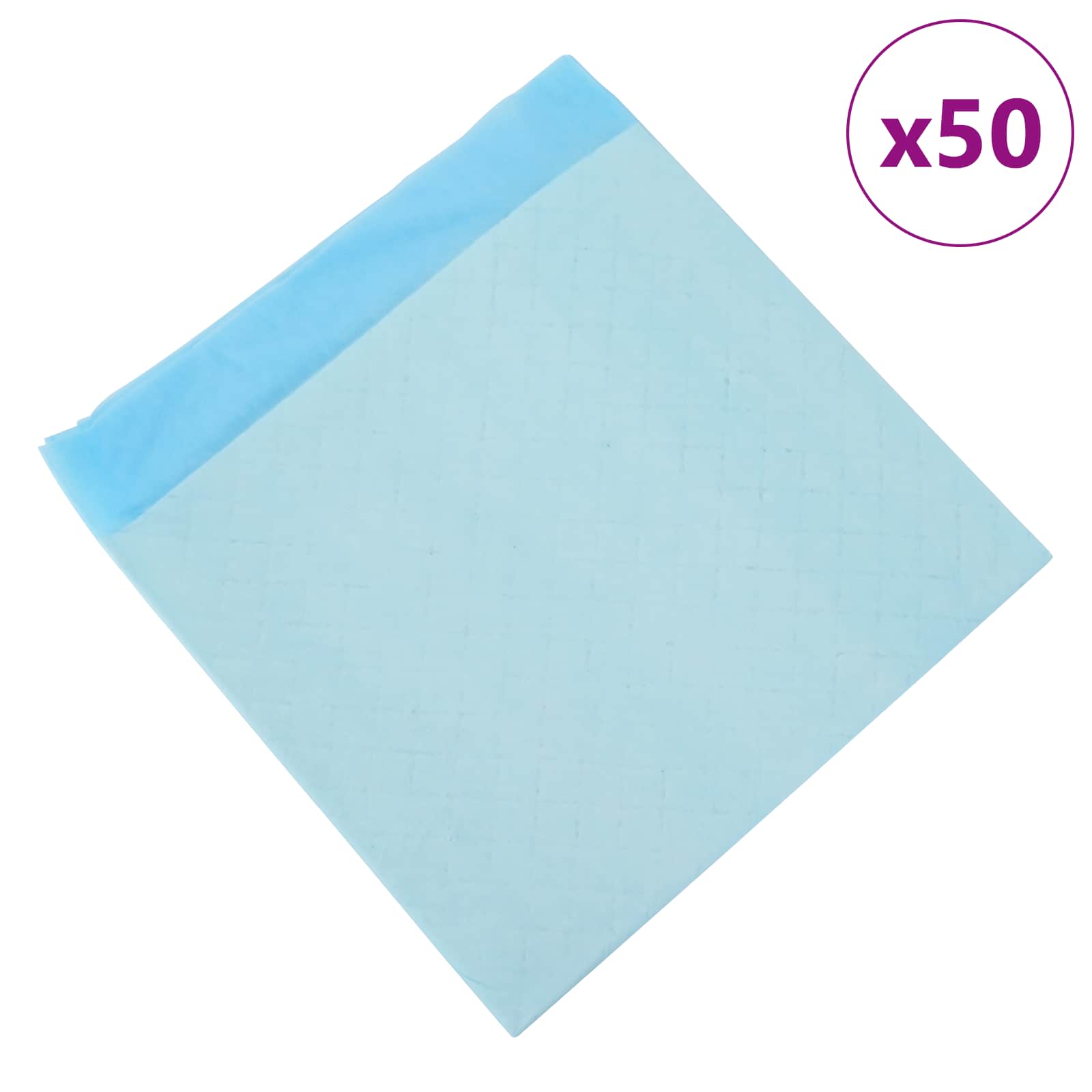 vidaXL Podkład treningowy dla zwierząt z włókniny 50 pcs 45 x 33 cm