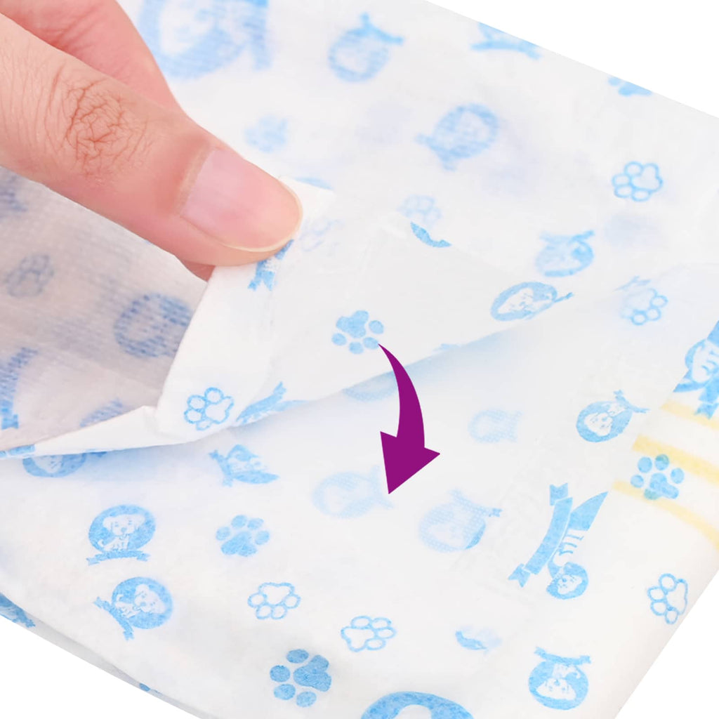 vidaXL Jednorazowy Pampers dla Psów Samców 30 pcs Biały XS