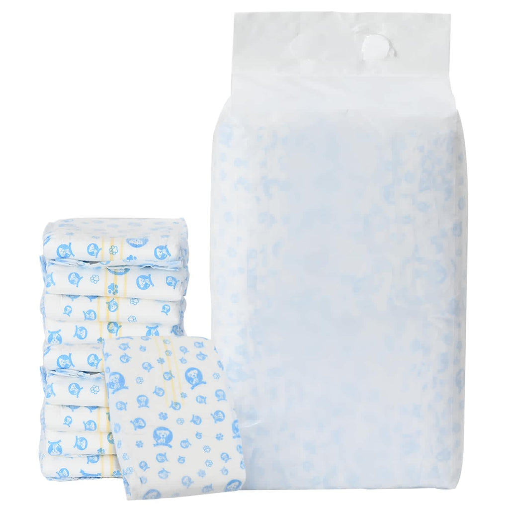 vidaXL Jednorazowy Pampers dla Psów Samców 30 pcs Biały M