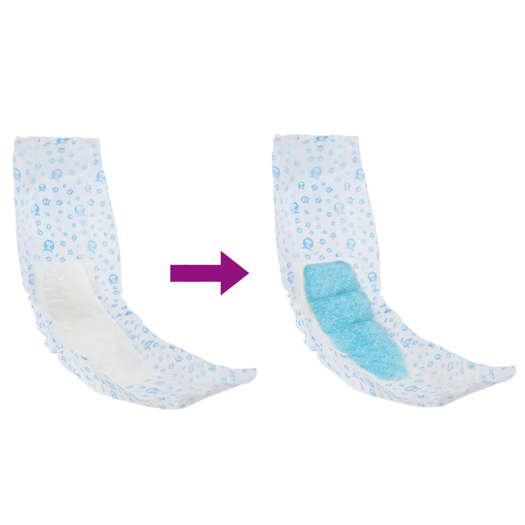 vidaXL Jednorazowy Pampers dla Psów Samców 30 pcs Biały L