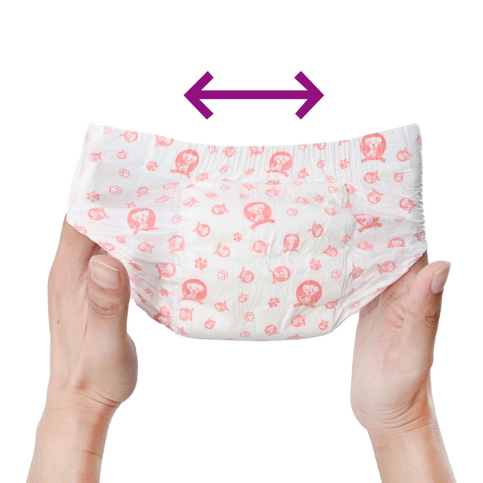 vidaXL Jednorazowa pielucha dla psów samic 30 szt. Biały XS