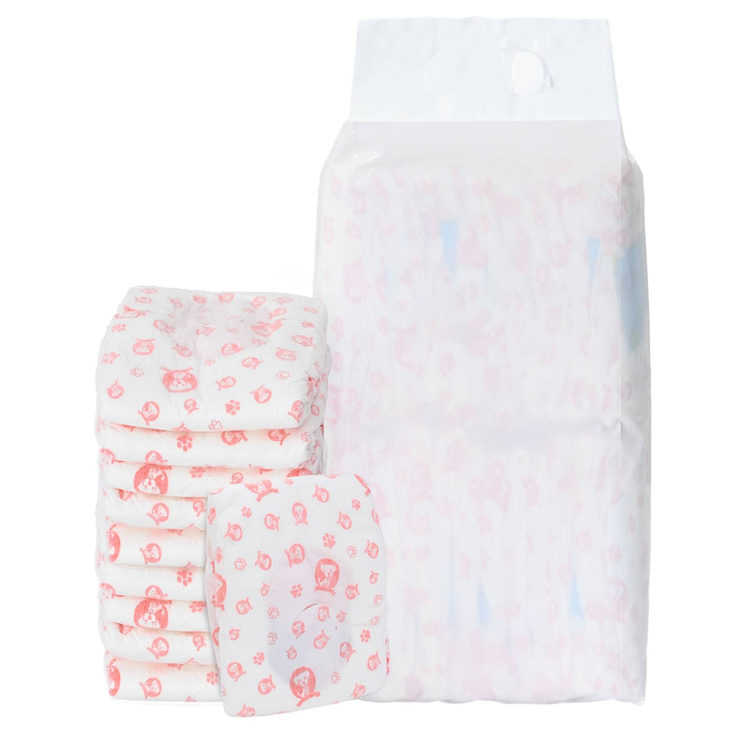 vidaXL Jednorazowa pielucha dla psów samic 30 pcs Biały M