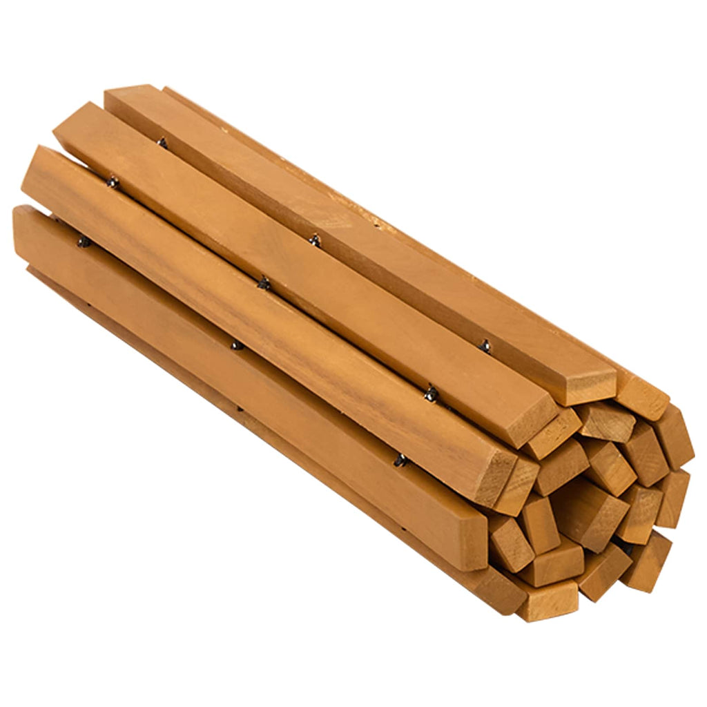 vidaXL Mata do kąpieli brązowy 60 x 40 cm Lite Drewno Akacji