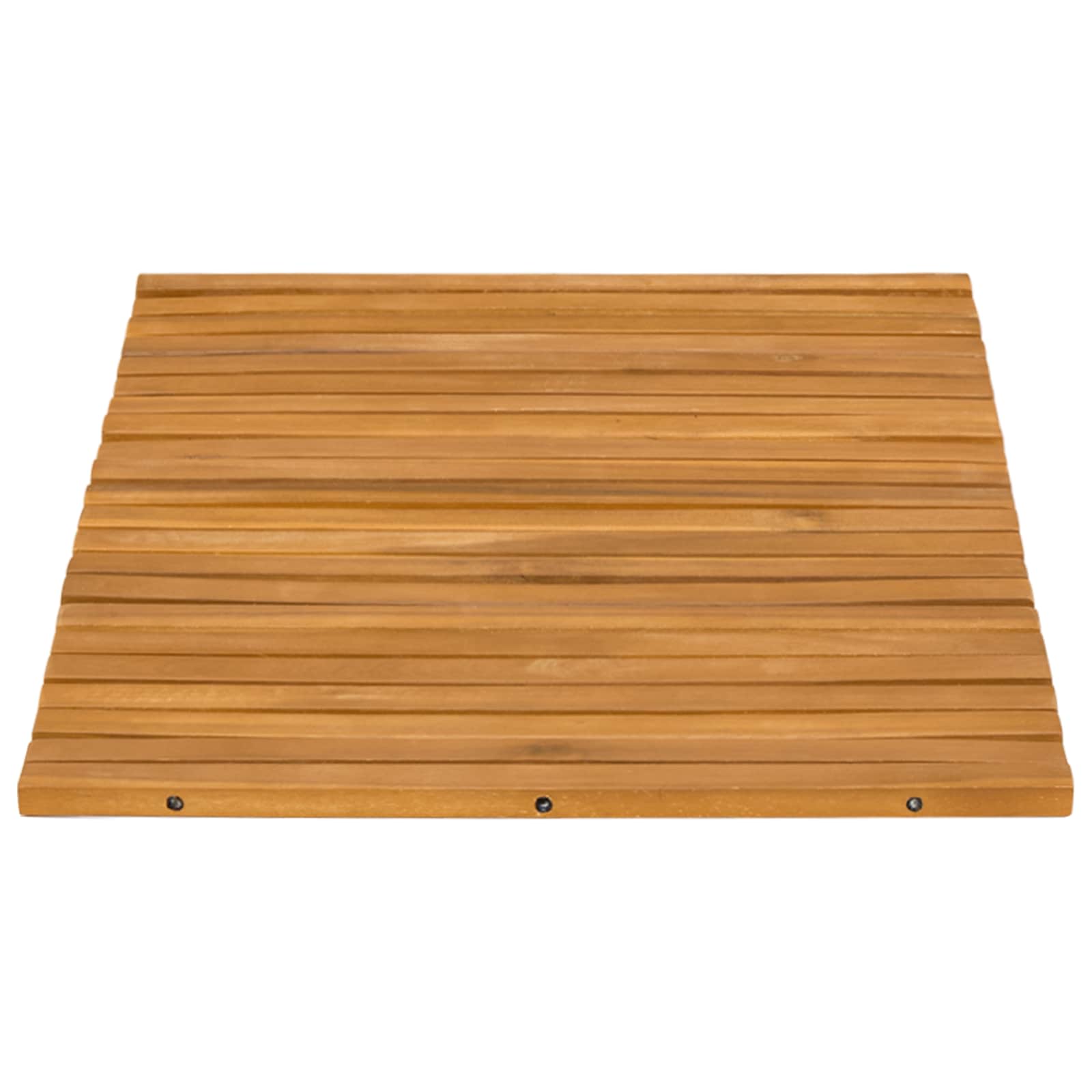vidaXL Mata do kąpieli brązowy 60 x 40 cm Lite Drewno Akacji