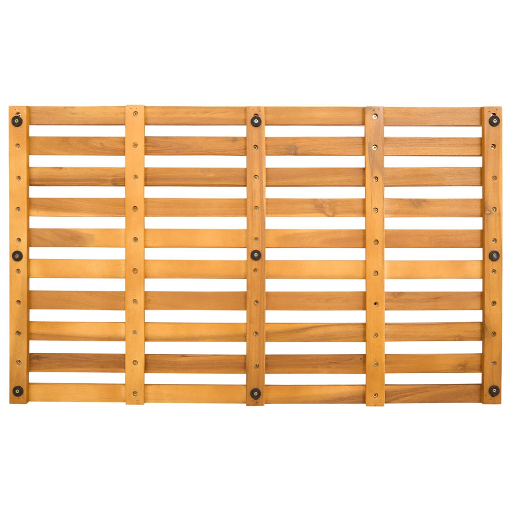 vidaXL Mata do kąpieli brązowy 80 x 48 x 2,5 cm Lite Drewno Akacji