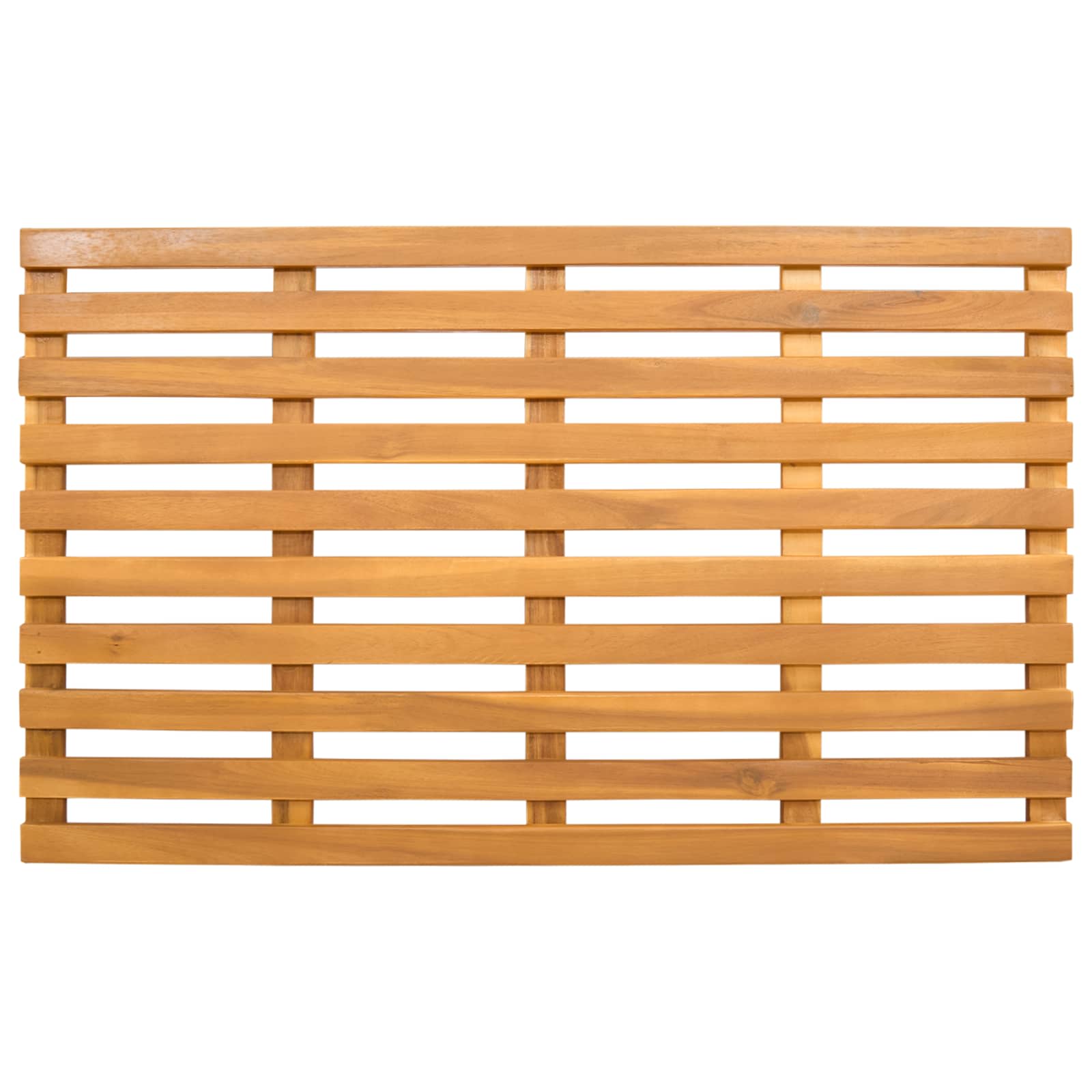 vidaXL Mata do kąpieli brązowy 80 x 48 x 2,5 cm Lite Drewno Akacji