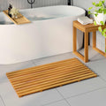 vidaXL Mata do kąpieli brązowy 100 x 53 x 2,5 cm Lite Drewno Akacji
