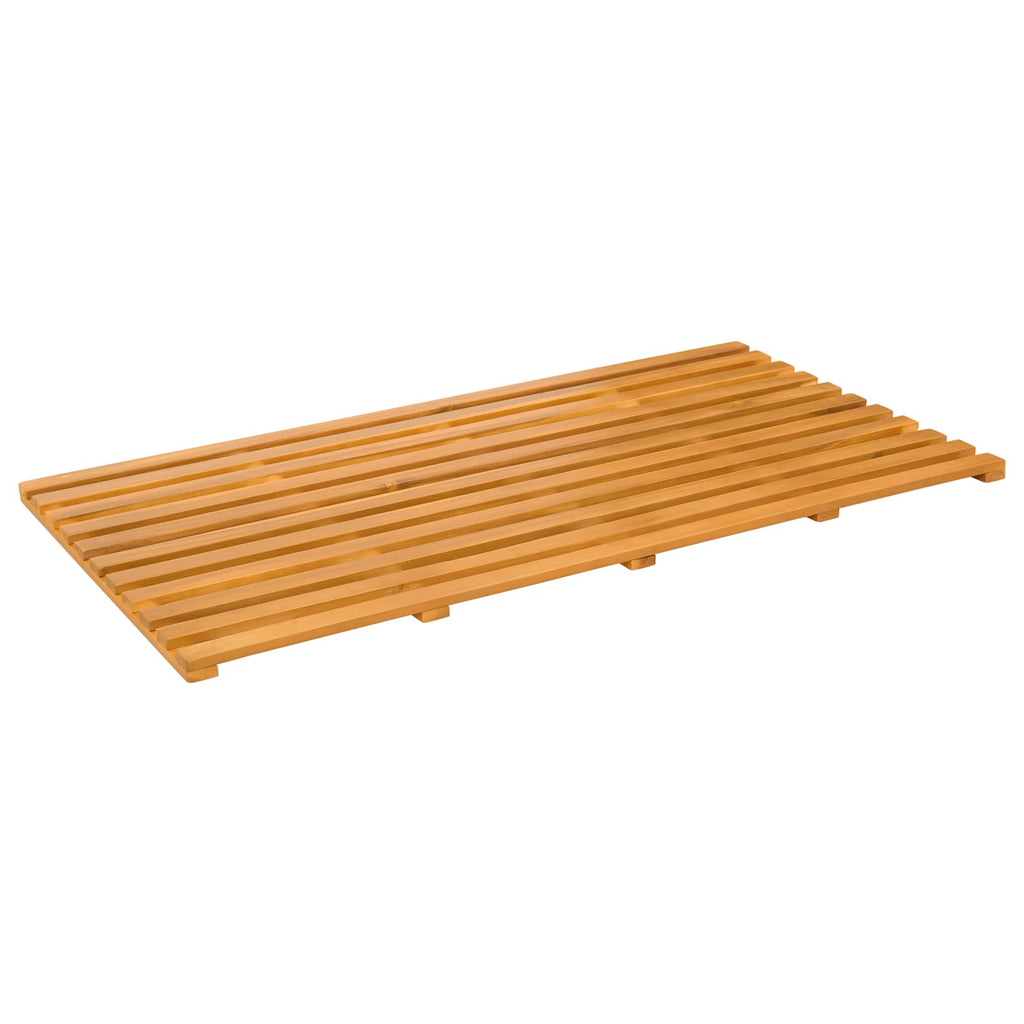vidaXL Mata do kąpieli brązowy 100 x 53 x 2,5 cm Lite Drewno Akacji