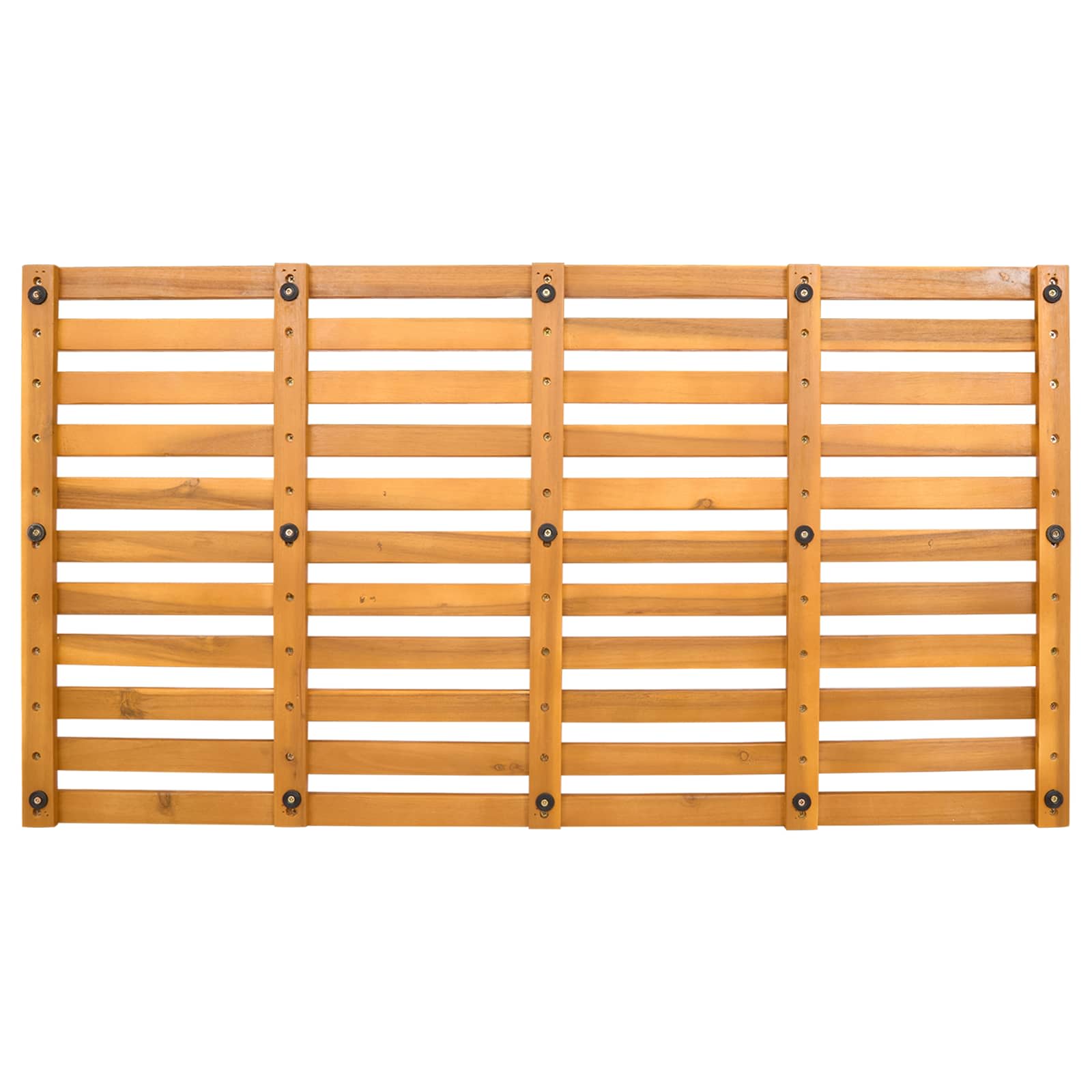 vidaXL Mata do kąpieli brązowy 100 x 53 x 2,5 cm Lite Drewno Akacji