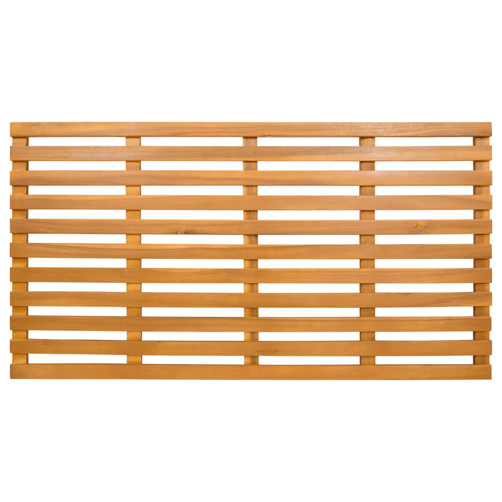 vidaXL Mata do kąpieli brązowy 100 x 53 x 2,5 cm Lite Drewno Akacji
