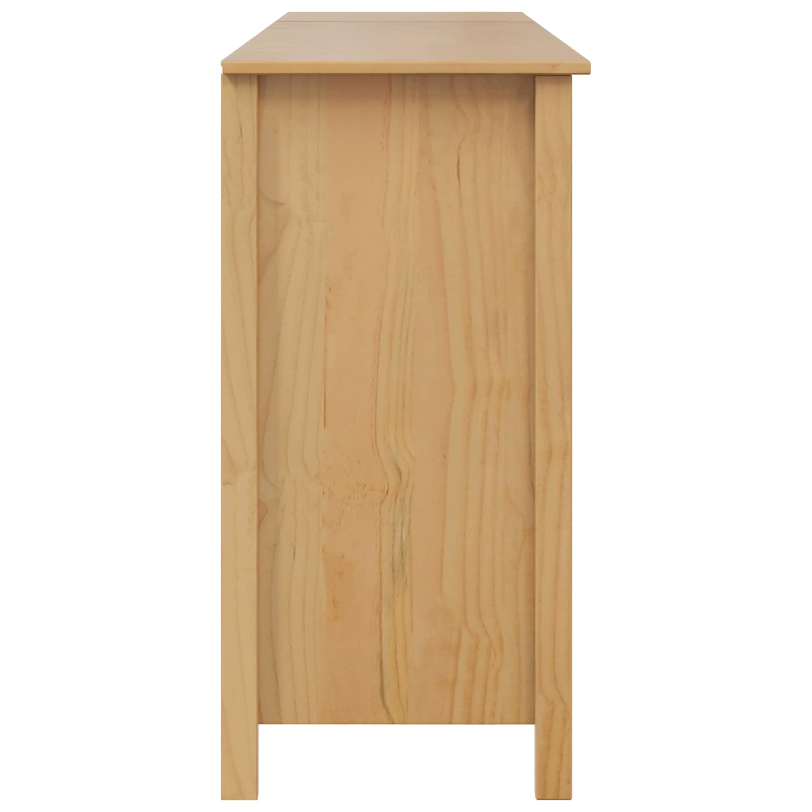 vidaXL Bufet HILL Miodowy brąz 154 x 40 x 80 cm Lite drewno sosnowe
