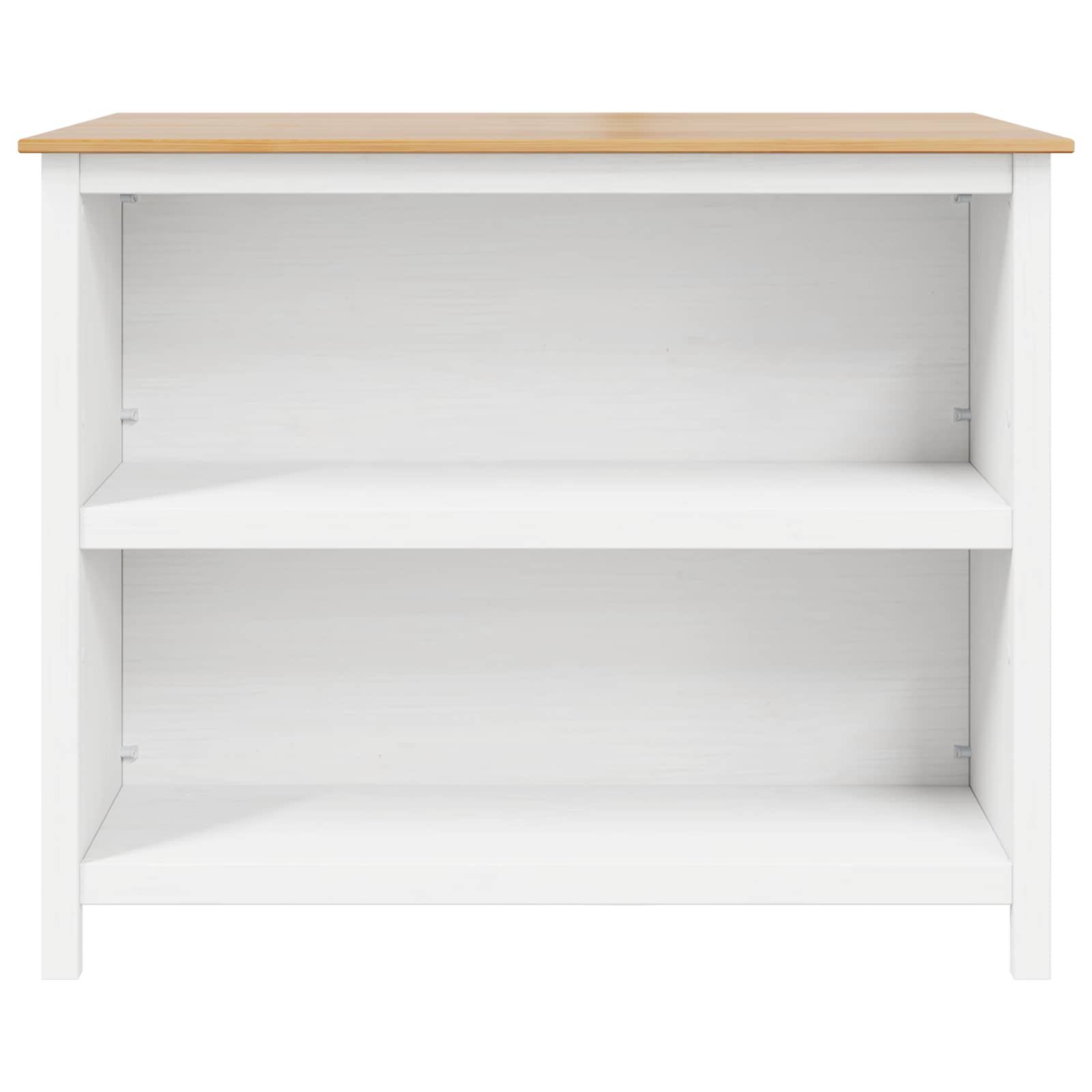 vidaXL Wyspy Kuchenne HILL Biały 112 x 66 x 90 cm Lite drewno sosnowe