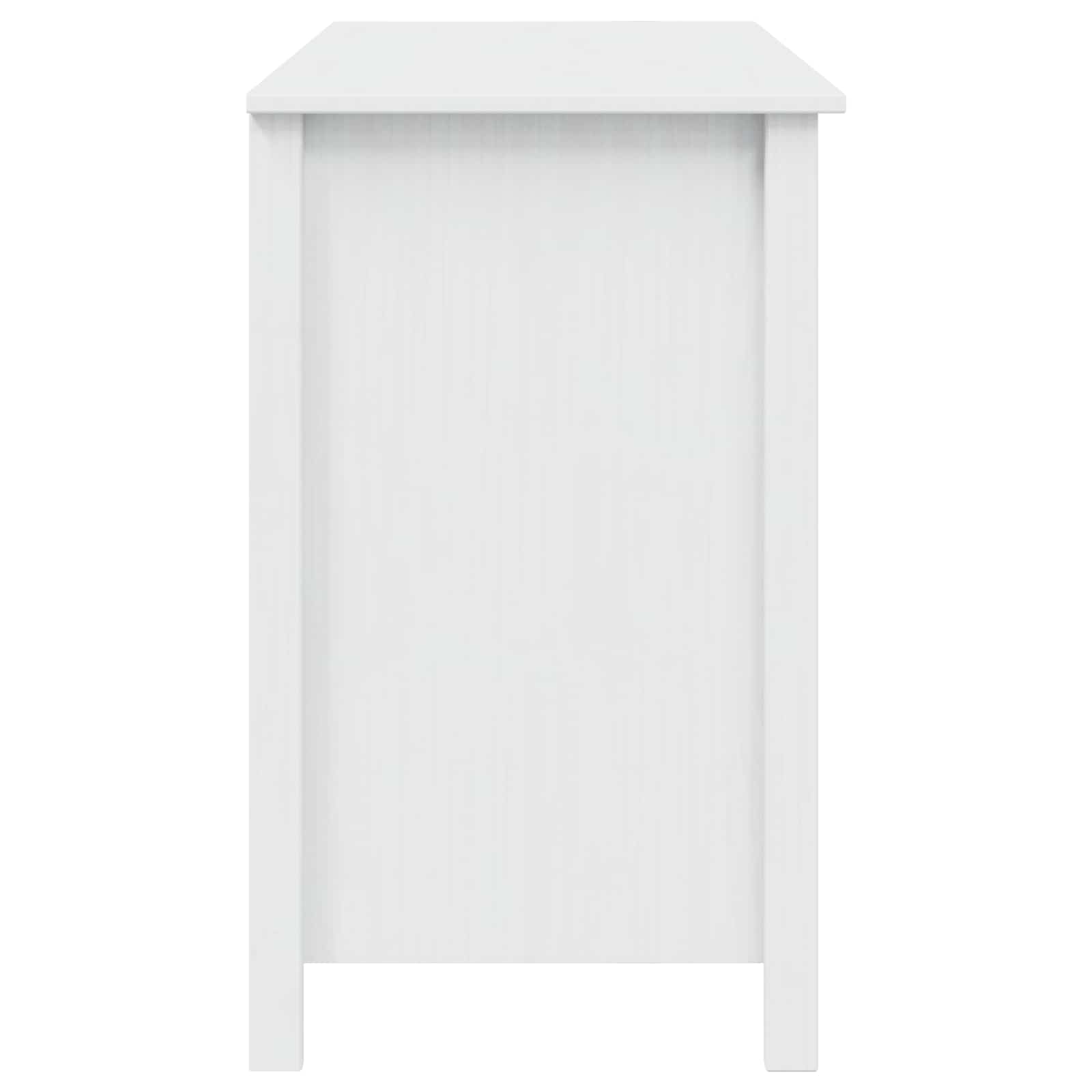 vidaXL Biurko z szufladami z szufladą HILL Biały 100 x 45 x 74 cm