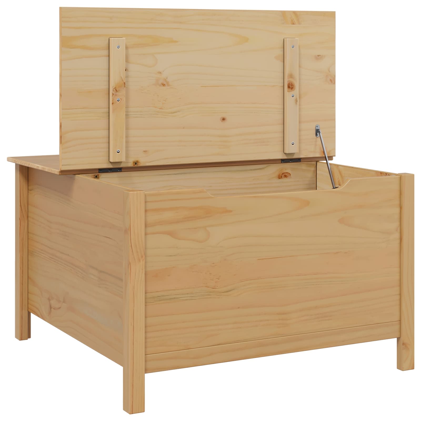 vidaXL Stolik kawowy z szufladą HILL Miodowy brąz 79.5 x 79.5 x 49 cm