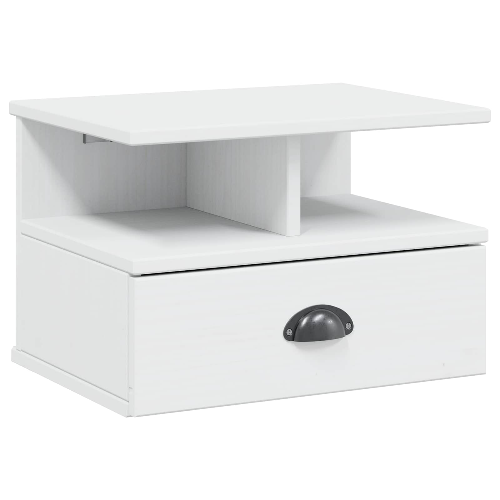 vidaXL Szafka Nocna HILL Biały 40 x 31 x 27 cm Lite drewno sosnowe