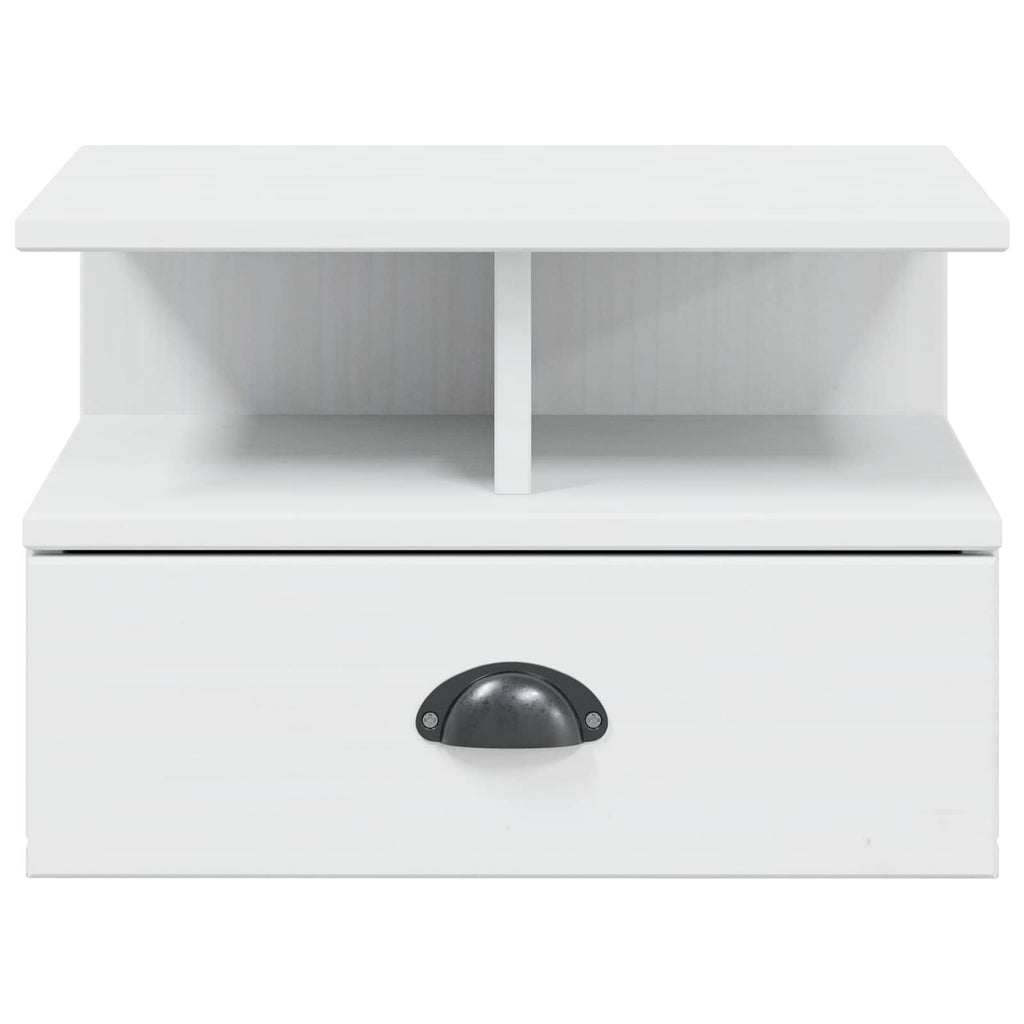 vidaXL Szafka Nocna HILL Biały 40 x 31 x 27 cm Lite drewno sosnowe