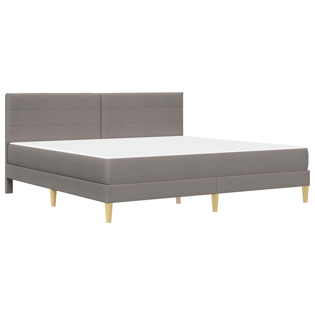 vidaXL Ramka łóżka 200 x 200 cm Ciemnoszary