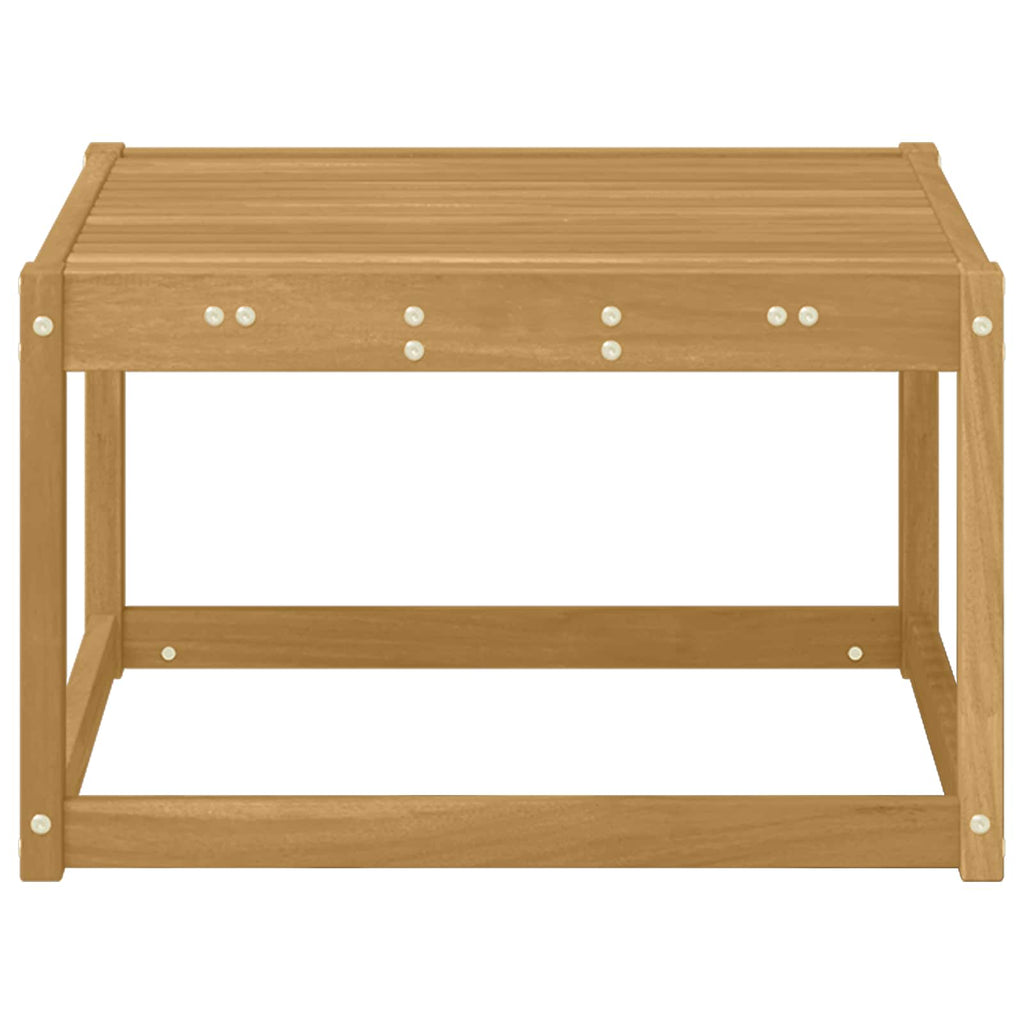 vidaXL Stół na Zewnątrz Lite Drewno Akacji Biały 59 x 59 x 37 cm