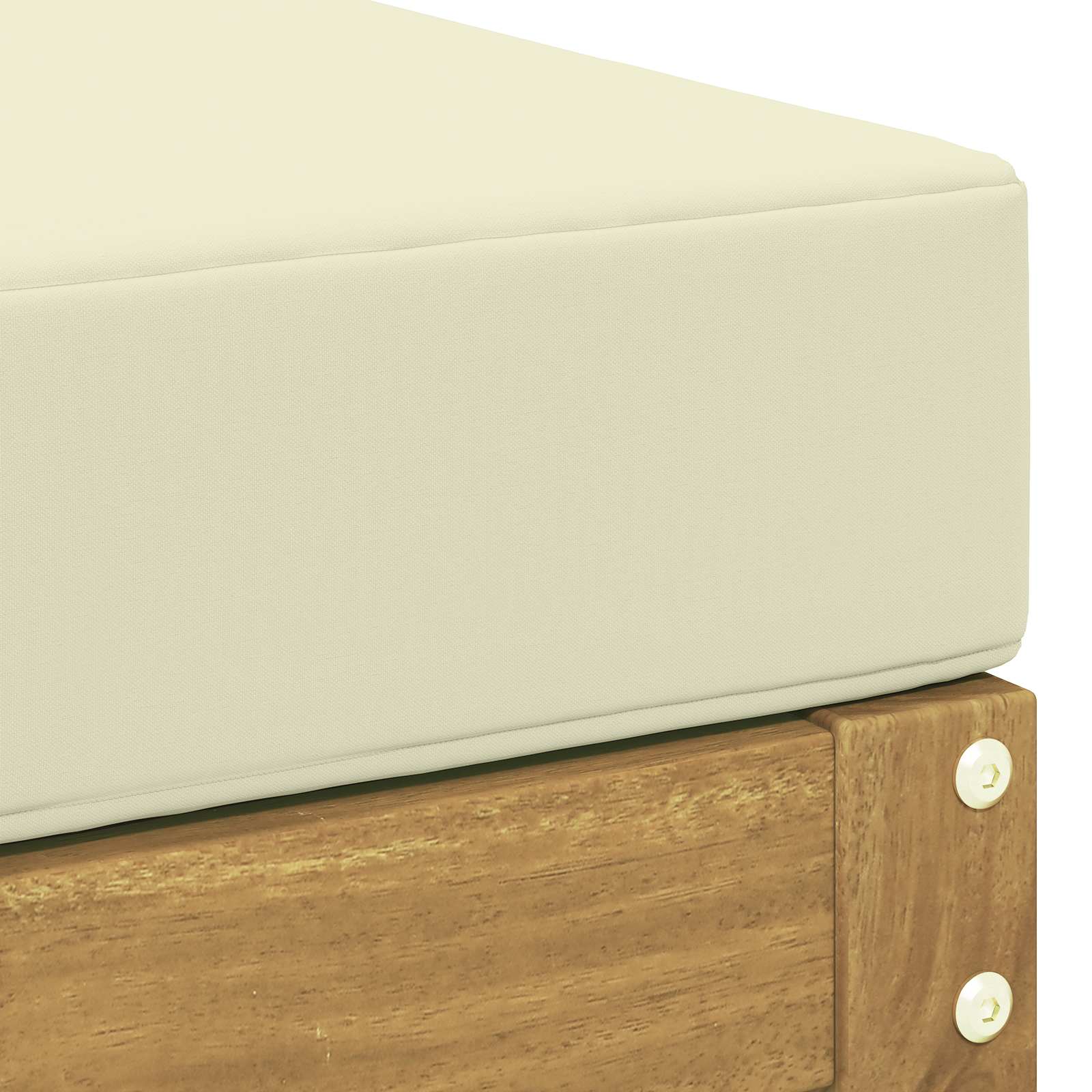 vidaXL Outdoor Hocker Lite Drewno Akacji Biały
