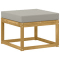 vidaXL Outdoor Hocker Lite Drewno Akacji Biały