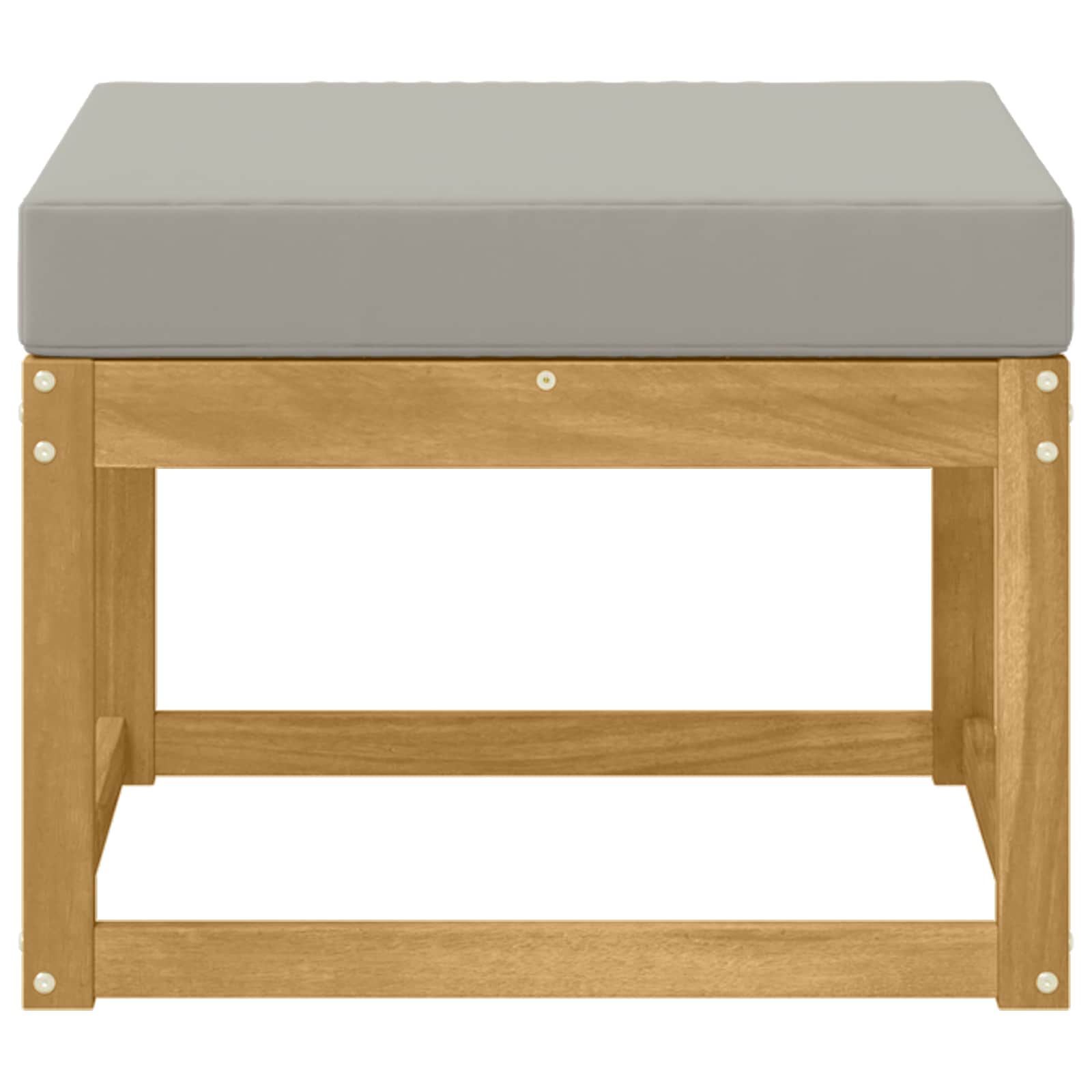 vidaXL Outdoor Hocker Lite Drewno Akacji Biały