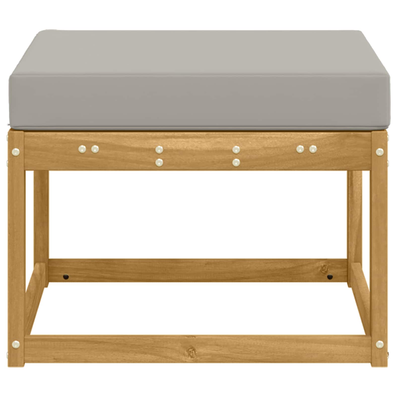 vidaXL Outdoor Hocker Lite Drewno Akacji Biały