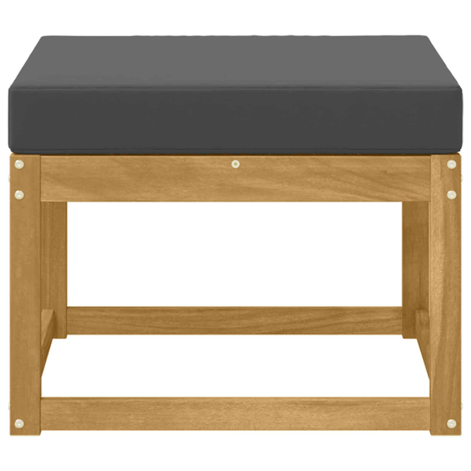 vidaXL Outdoor Hocker Lite Drewno Akacji Biały