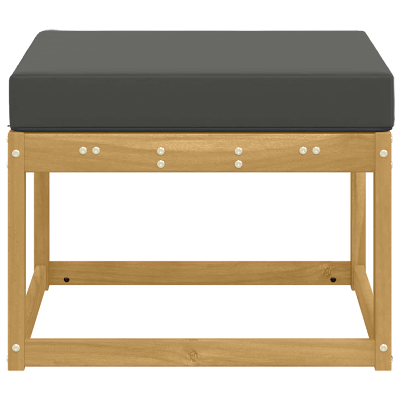 vidaXL Outdoor Hocker Lite Drewno Akacji Biały