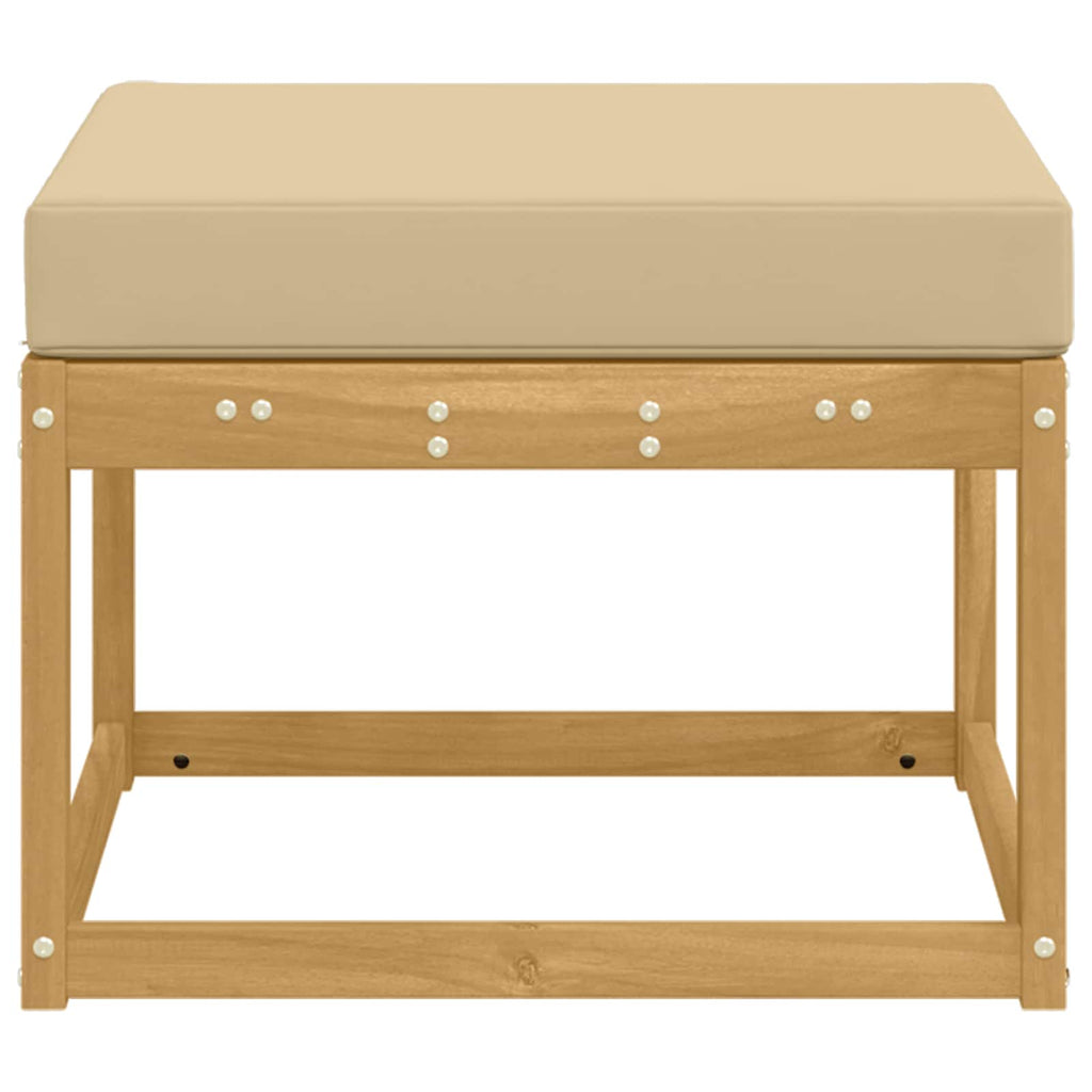 vidaXL Outdoor Hocker Lite Drewno Akacji Biały