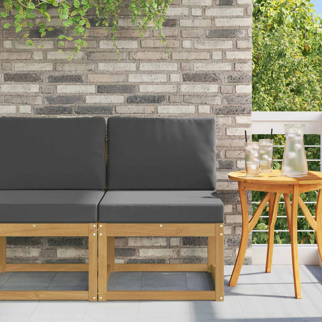 vidaXL Zestaw sof na zewnątrz Biały i antracyt 59 x 63 x 73 cm