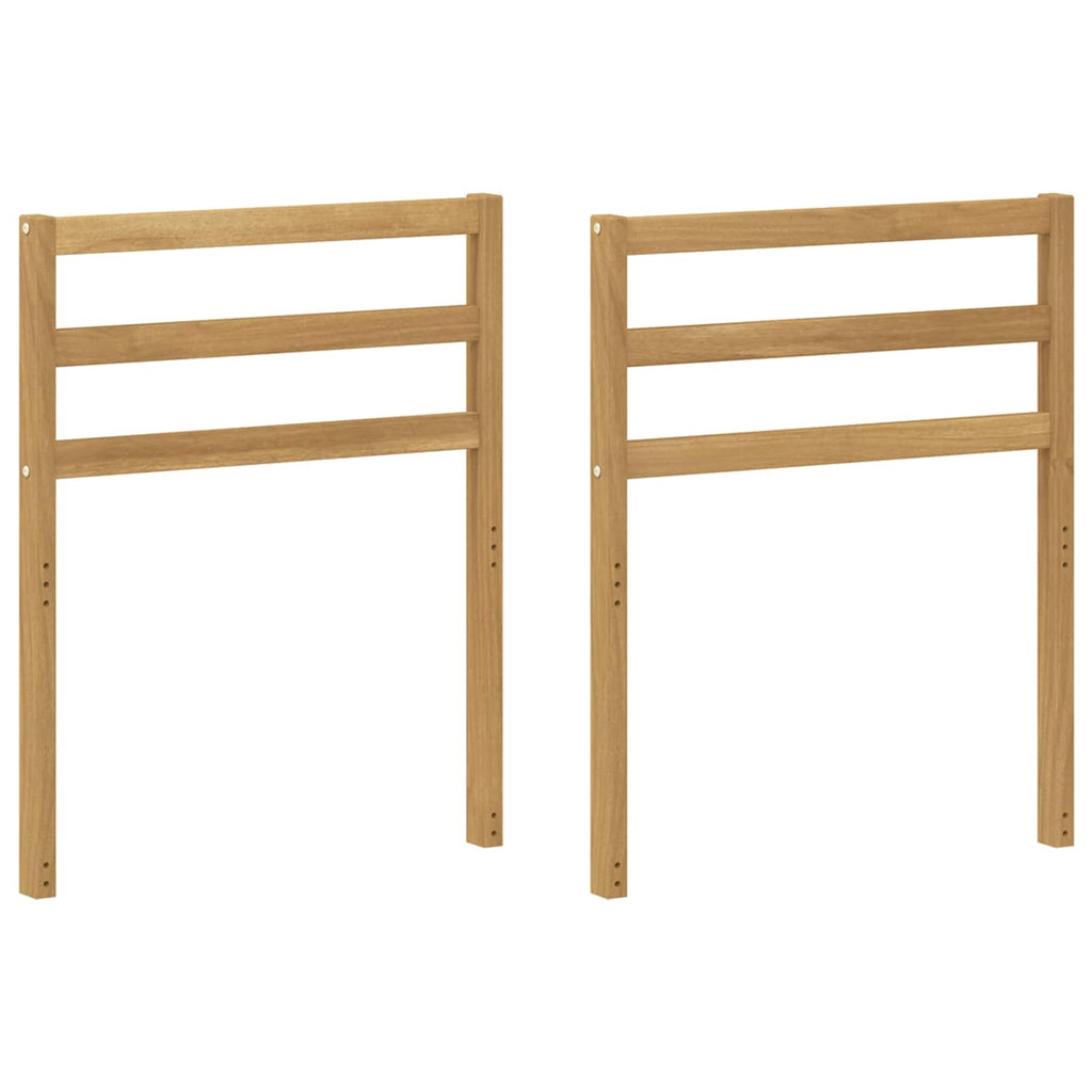 vidaXL Moduł podłokietników 2 pcs Biały 59 x 4 x 73 cm