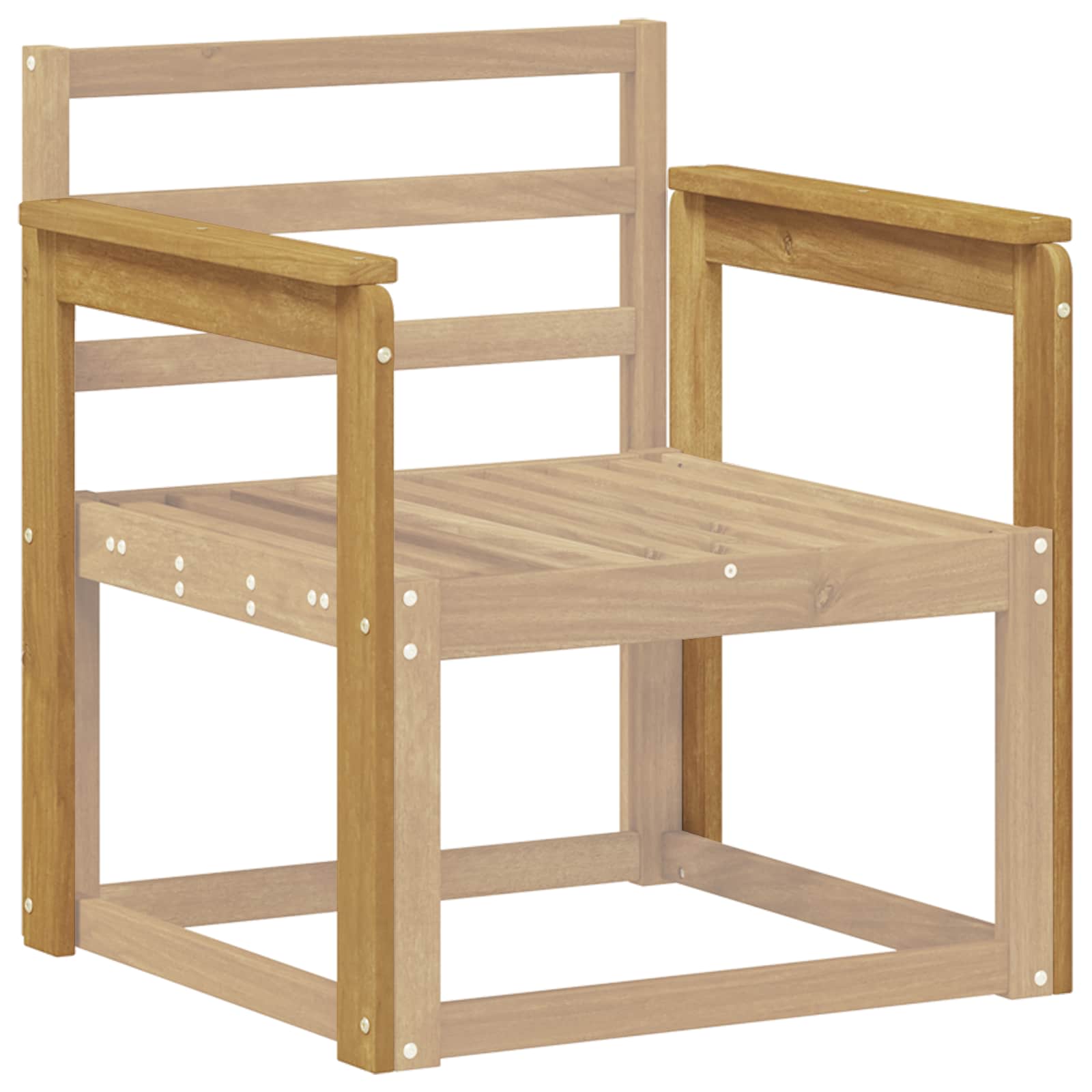 vidaXL Moduł podłokietników 2 pcs Biały 59 x 6 x 61 cm