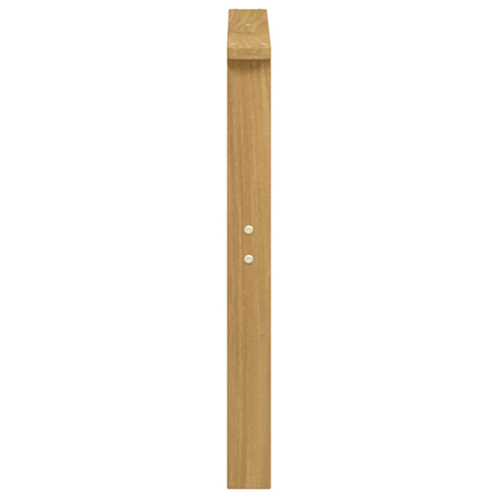vidaXL Moduł podłokietników 2 pcs Biały 60 x 6 x 61 cm
