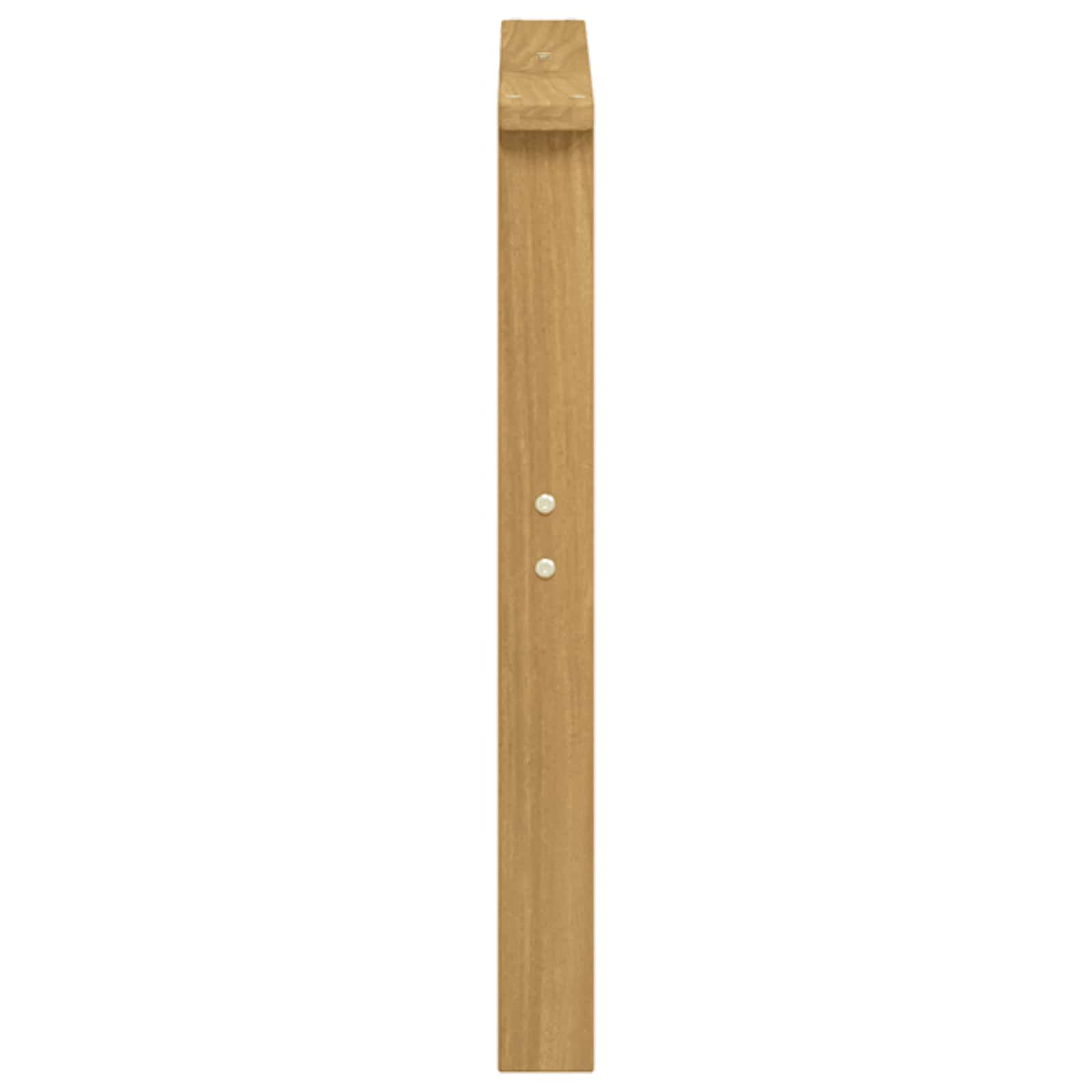 vidaXL Moduł podłokietników 2 pcs Biały 60 x 6 x 61 cm